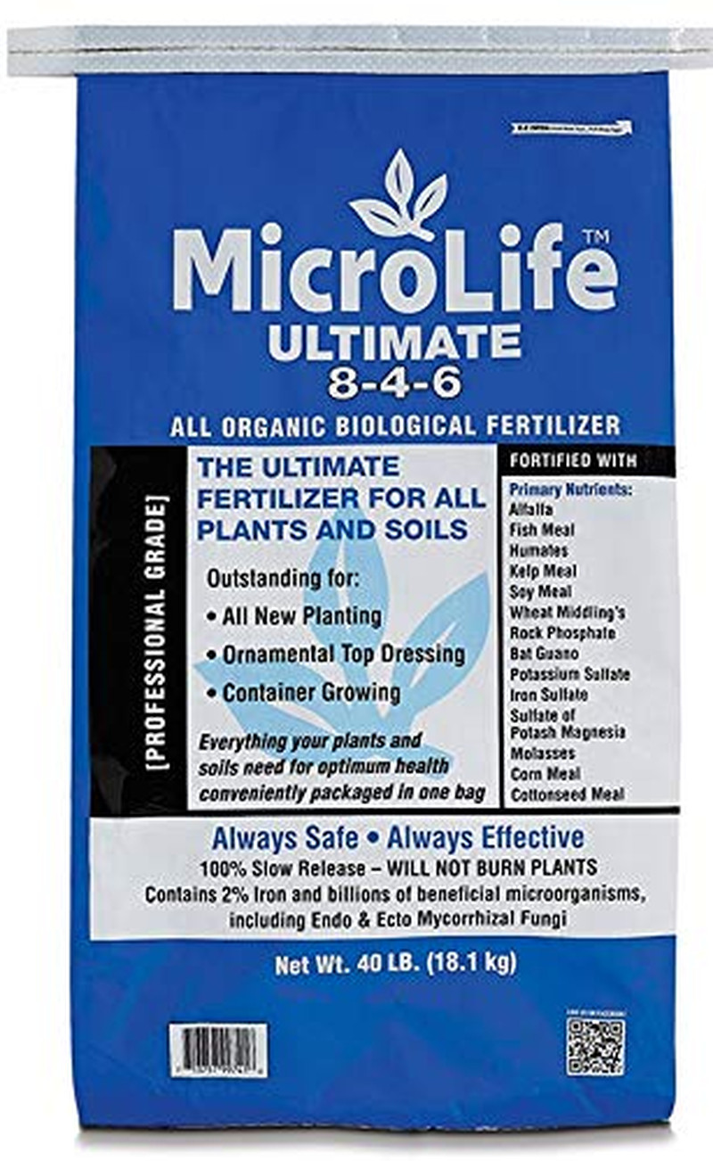 Microlife Ultimate (8-4-6) Professional Grade Granular Organic Fertilizer for Al