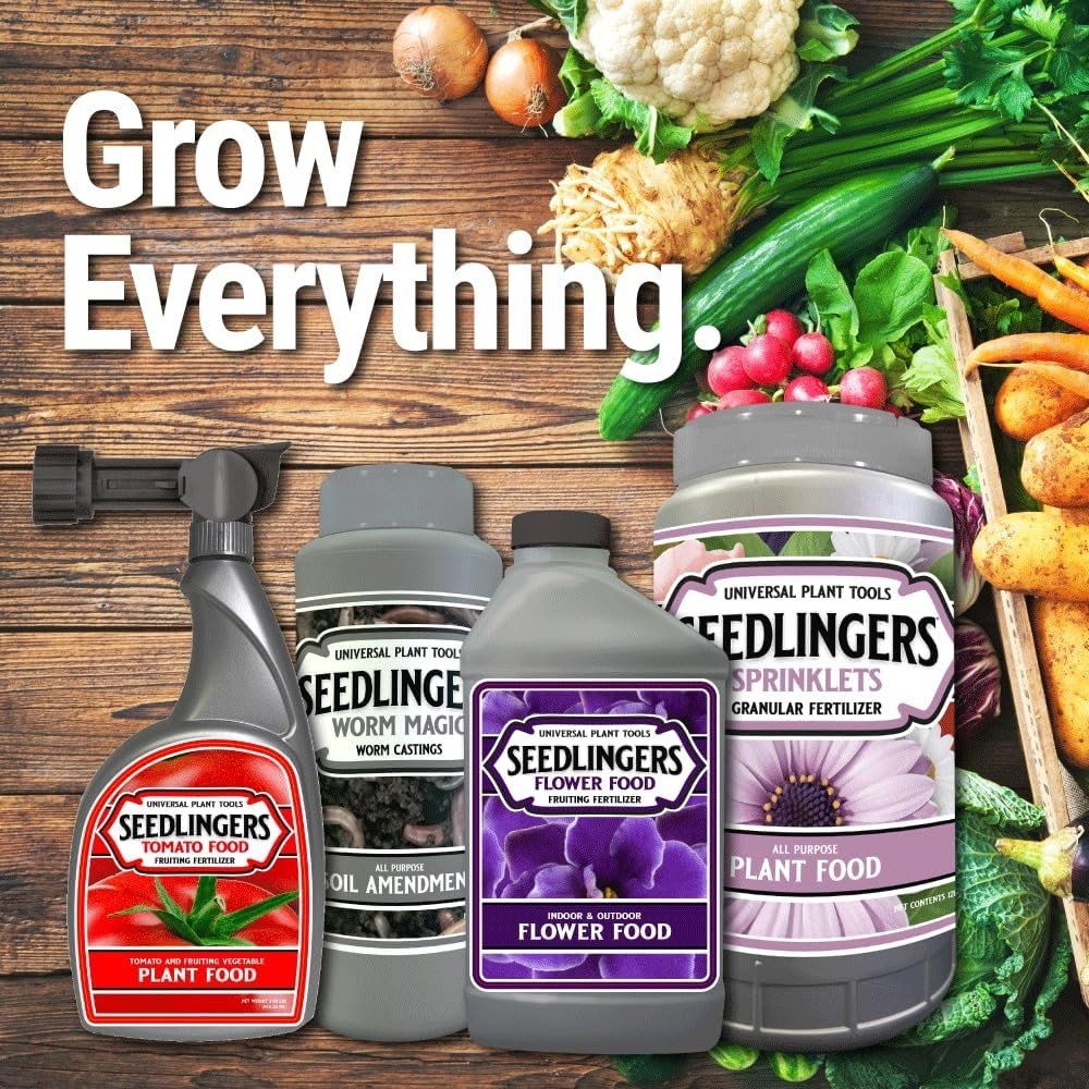 Seedlingers 32oz Plant Fertilizer Concentrate – Fast-Acting Nutrient Boost