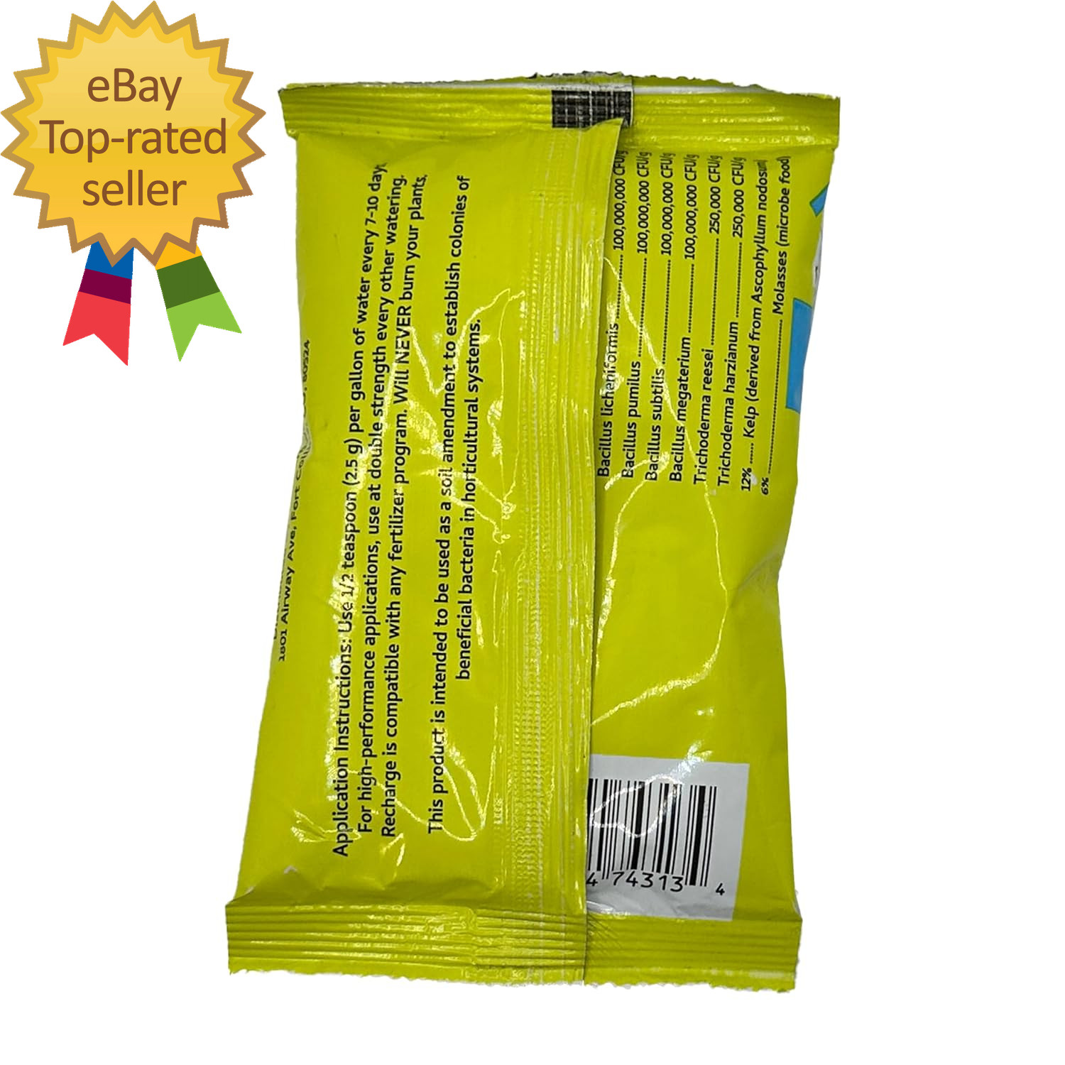 Recharge 2 Oz Explosive Root Growth with Mycorrhizae for Living Soil & Coco Coir