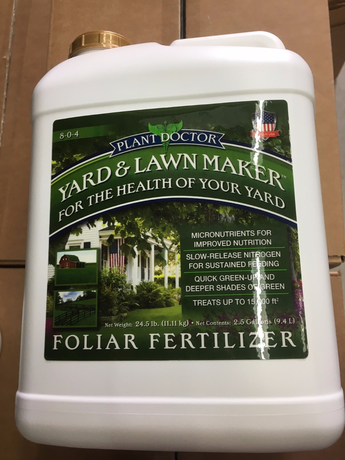Organic Labs Yard and Lawn Maker 2.5 Gallon Foliar Fertilizer Plant Doctor