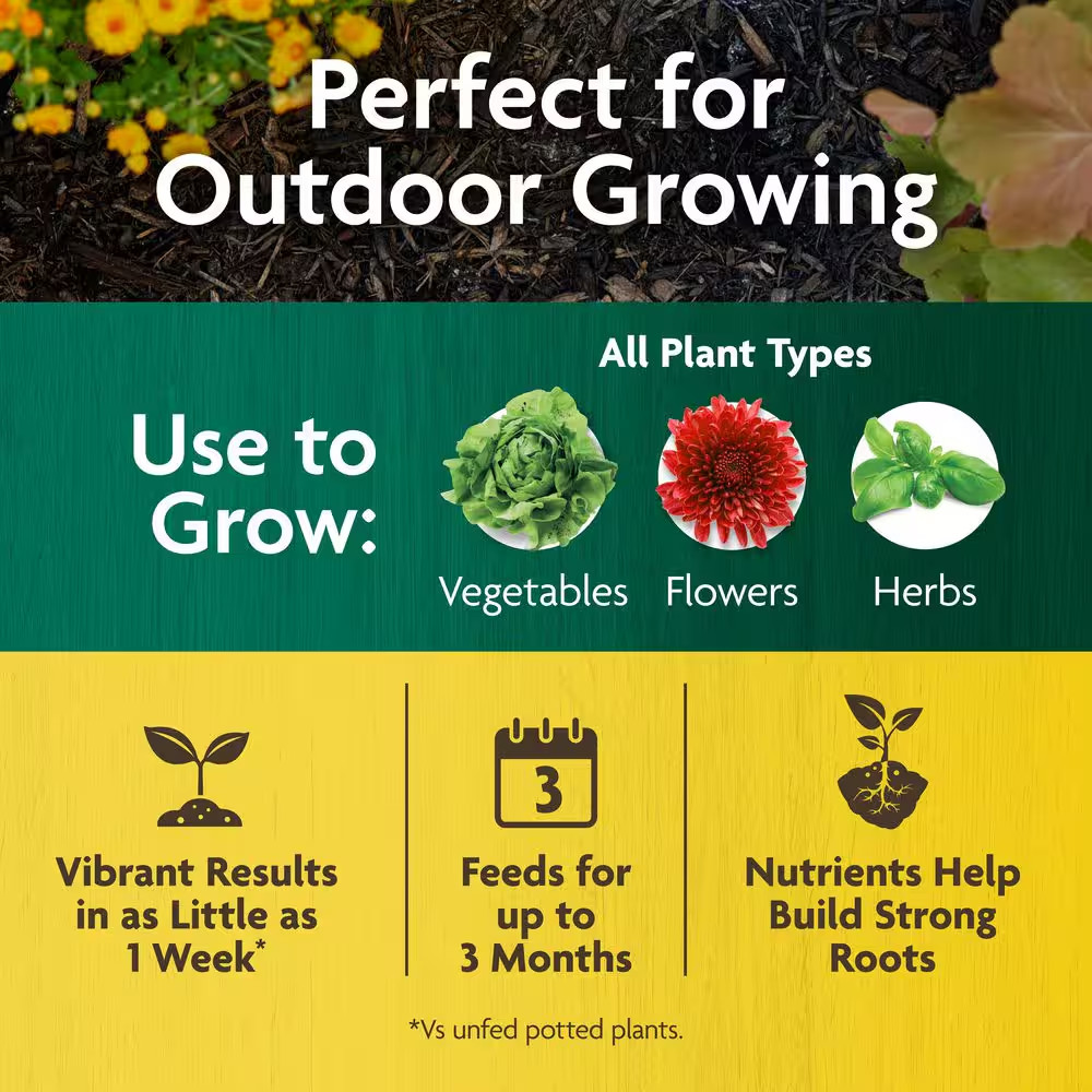 Organic All Purpose Plant Food 3 Lb. for Outdoor Container and In-Ground Plants,