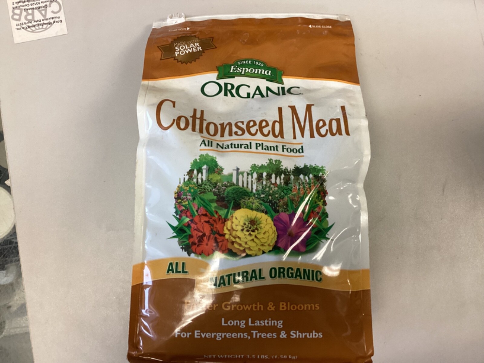 Espoma Organic Cottonseed Meal – 6-2-1 – All Natural Plant Food – 3.5 lb Bag