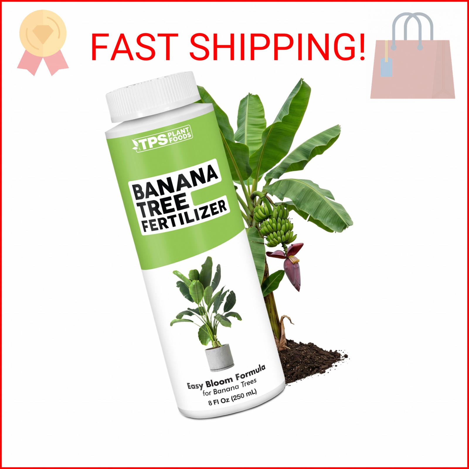 Banana Tree Fertilizer – Liquid Fertilizer for All Banana Tree Varieties, Suppor