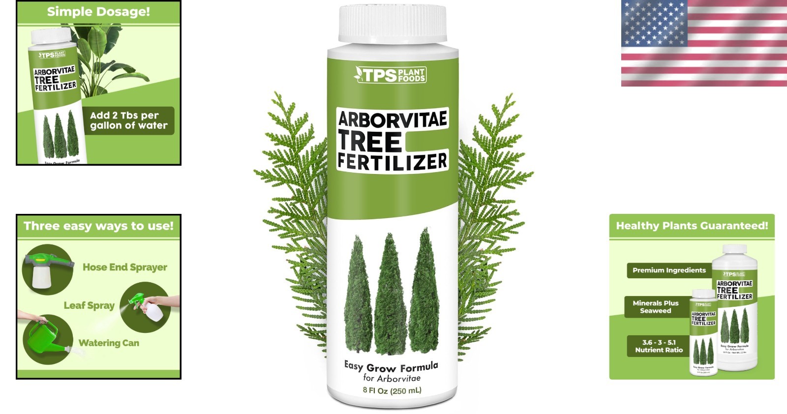 Thuja Green Giant Fertilizer 8oz | Boosts Vitality & Addresses Growth Issues