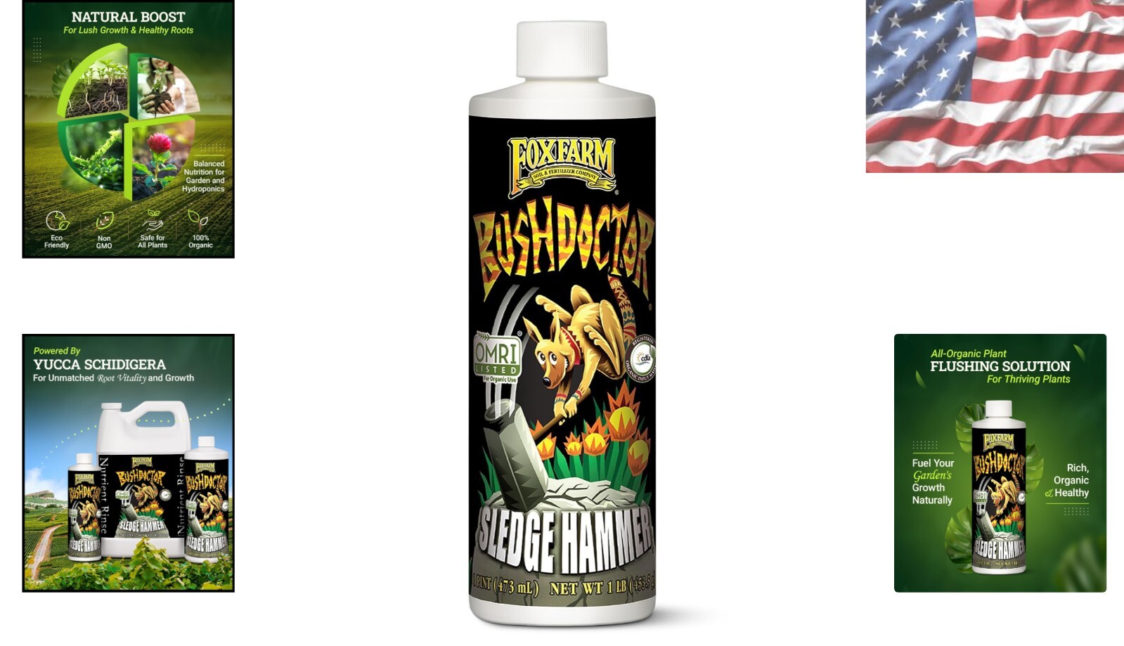 Sledgehammer Rinse by BushDoctor – Clear Fertilizer Buildup for Healthier Plants