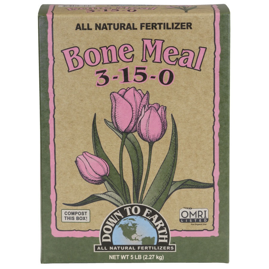 DOWN TO EARTH BONE MEAL NATURAL FERTILIZER 3-15-0 5 LB
