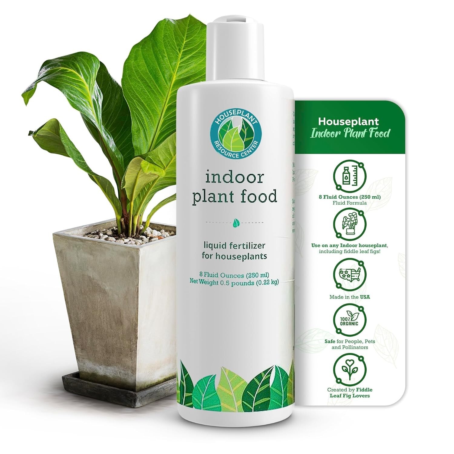 Organic Liquid Fertilizer – 8 oz for Pothos, Monstera & Peace Lily Growth