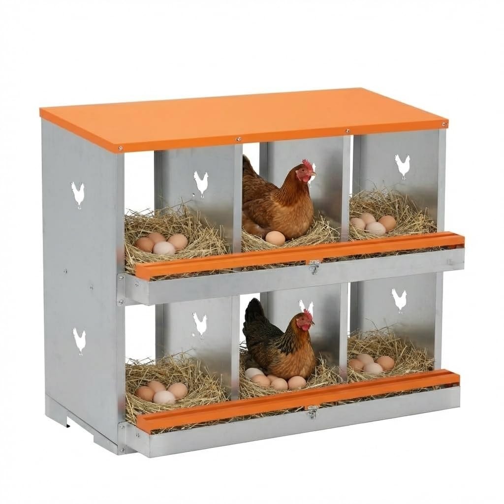 Eliteedge 6 Compartment Nesting Boxes For Chickens Chicken Nesting To Protect
