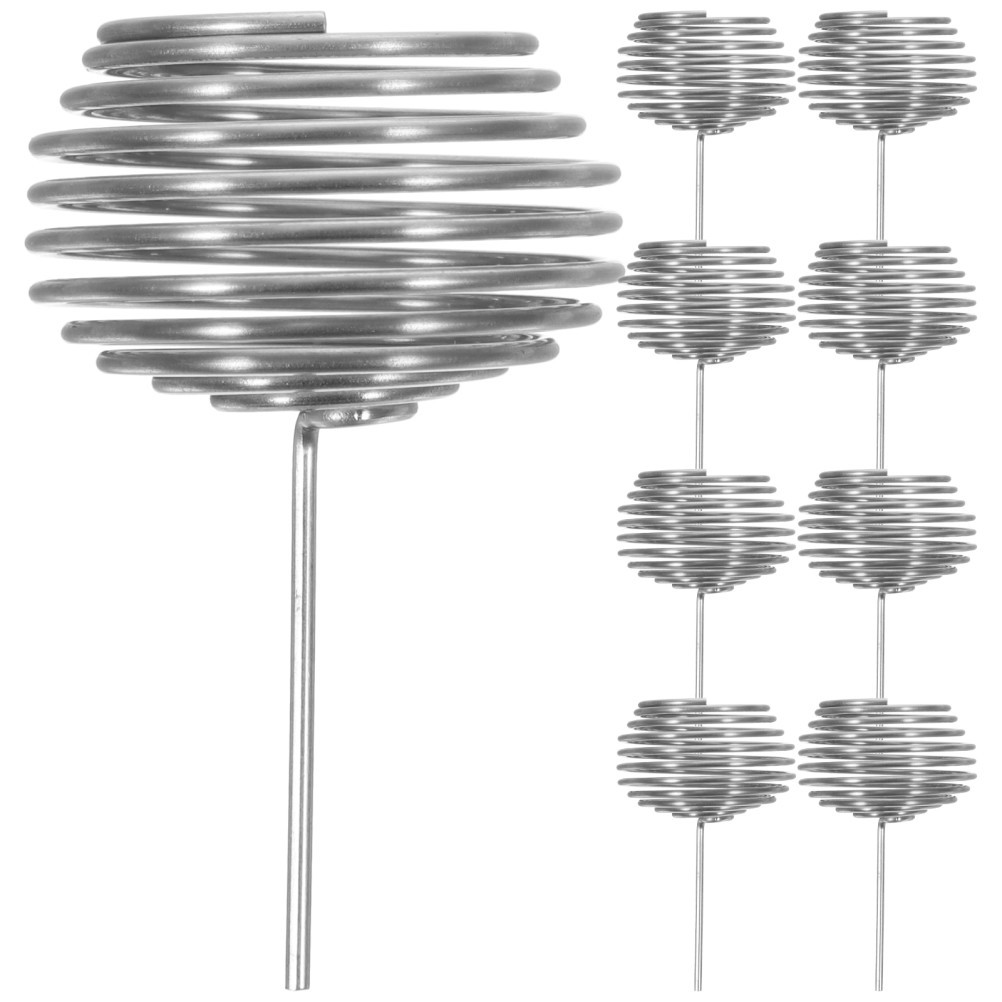10Pcs Stainless Steel Bonsai Fertilizer Boxes Reusable Gardening Storage Silver