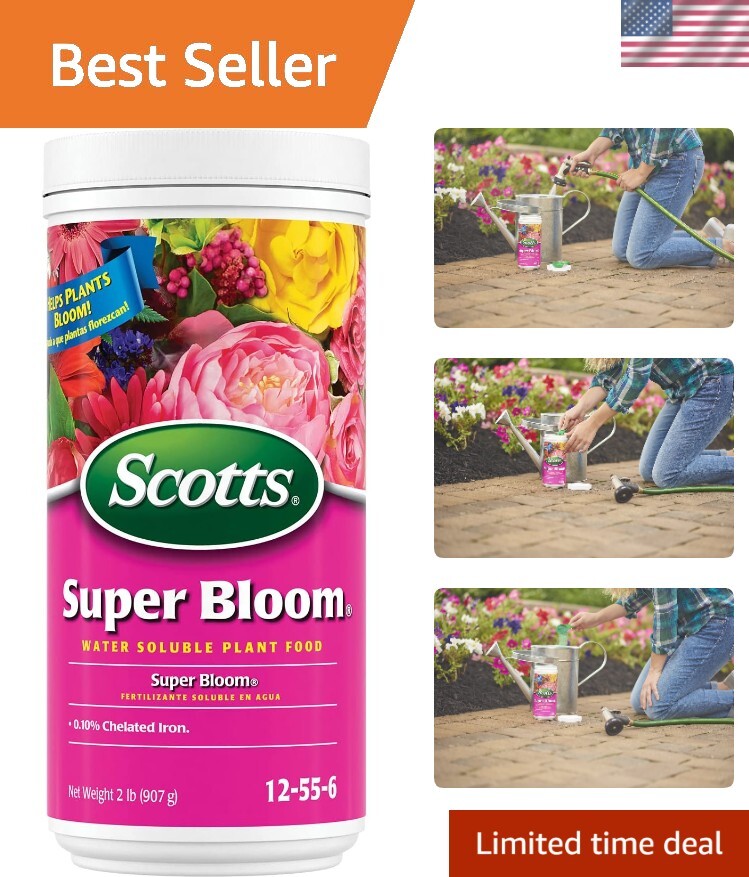 Safe & Effective Super Bloom Plant Food – 2 lb NPK 12-55-6 for Vibrant Growth