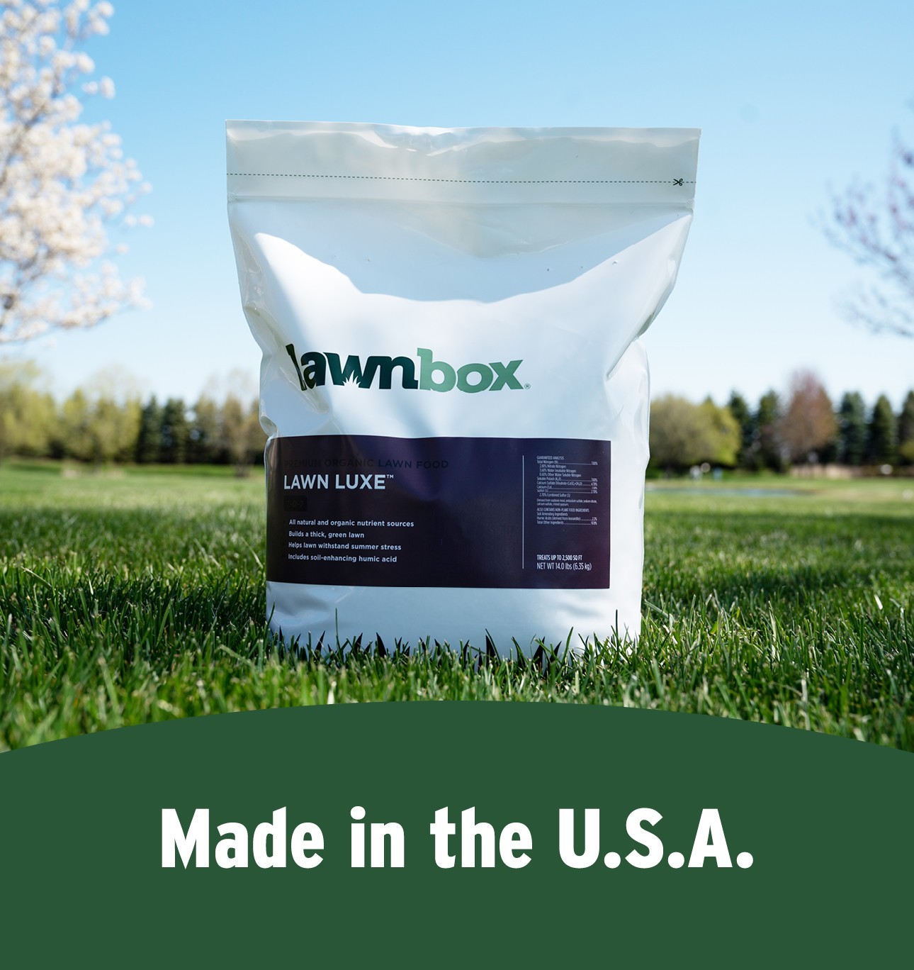 The Andersons Lawnbox® Lawn Luxe® 7-0-7 Organic Lawn Fertilizer
