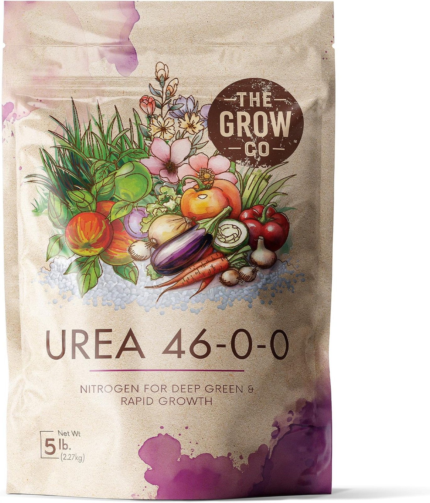 5 lb. Urea Fertilizer 46-0-0, High Nitrogen Fertilizer for Plants, Ideal Plan…