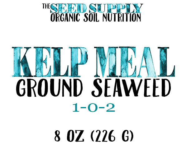 8 Oz Organic Kelp Meal 1-0-2 Natural Norwegian Seaweed Fertilizer