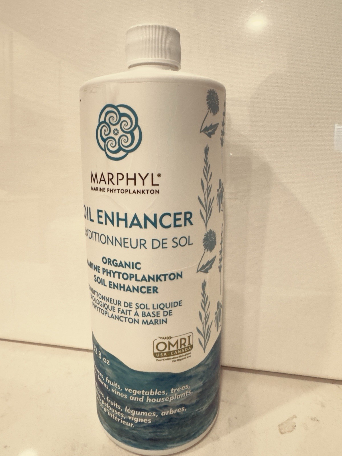 MARPHYL Organic Liquid Soil Enhancer/Fertilizer with All Natural Marine Phytopla