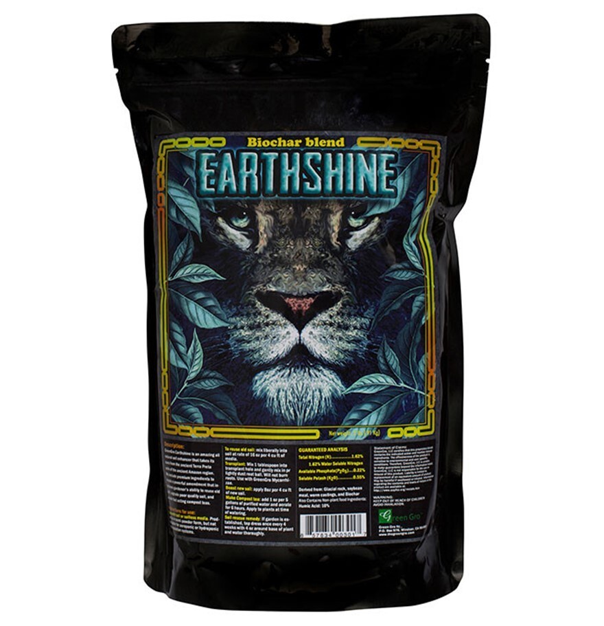 GreenGro Earthshine – Biochar Blend / 2 LB