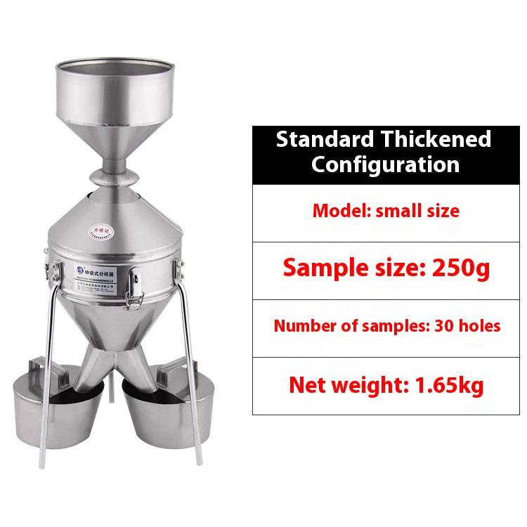 Mobile Bellows Type Sampler New Stainless Steel Thickened Removable Sampler