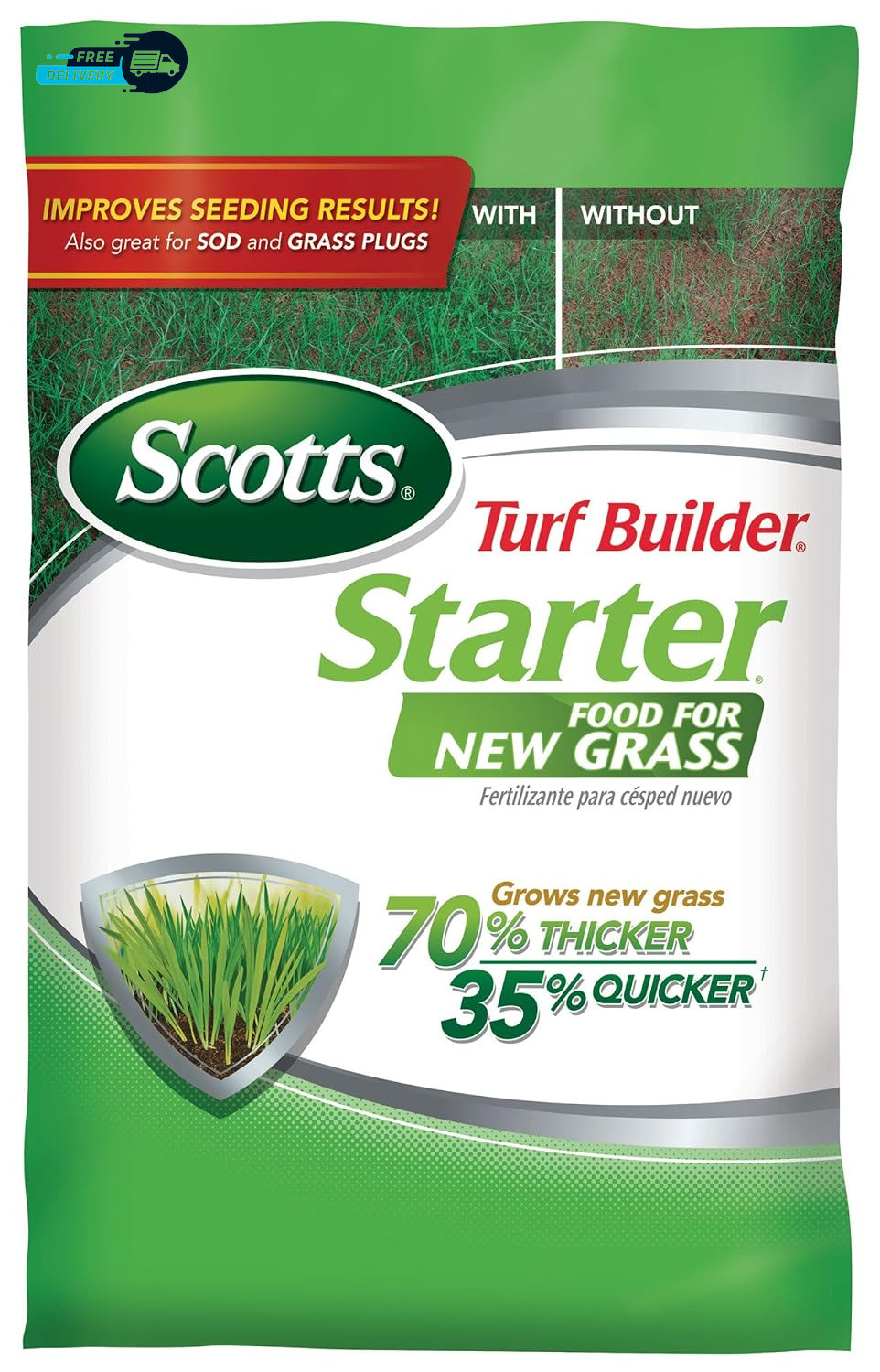 Scotts Turf Builder Starter Food for New Grass 15 Lb. Lawn Fertilizer for Newly