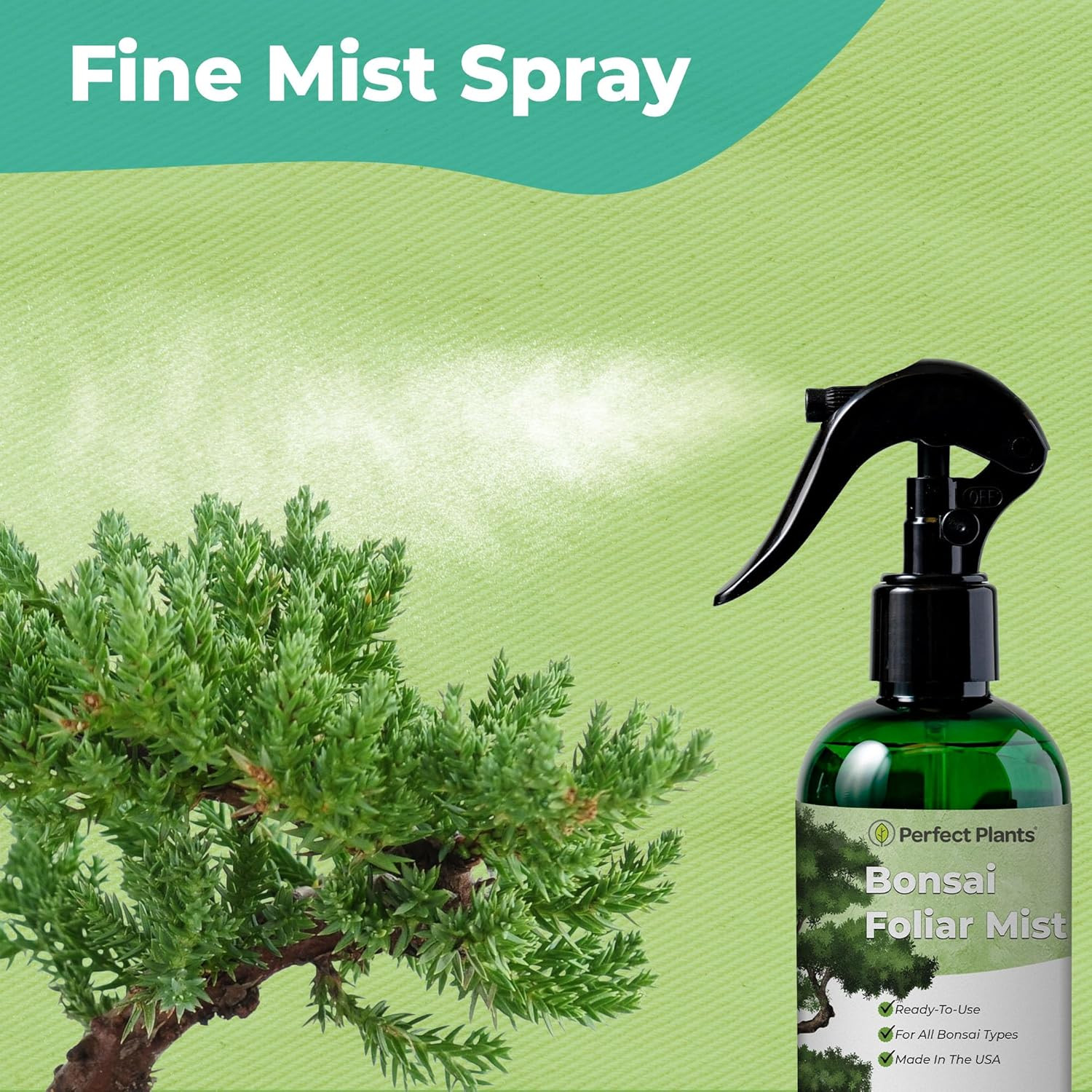 Bonsai Fertilizer Spray by Perfect Plants | Liquid nutrients for Your Small Tree