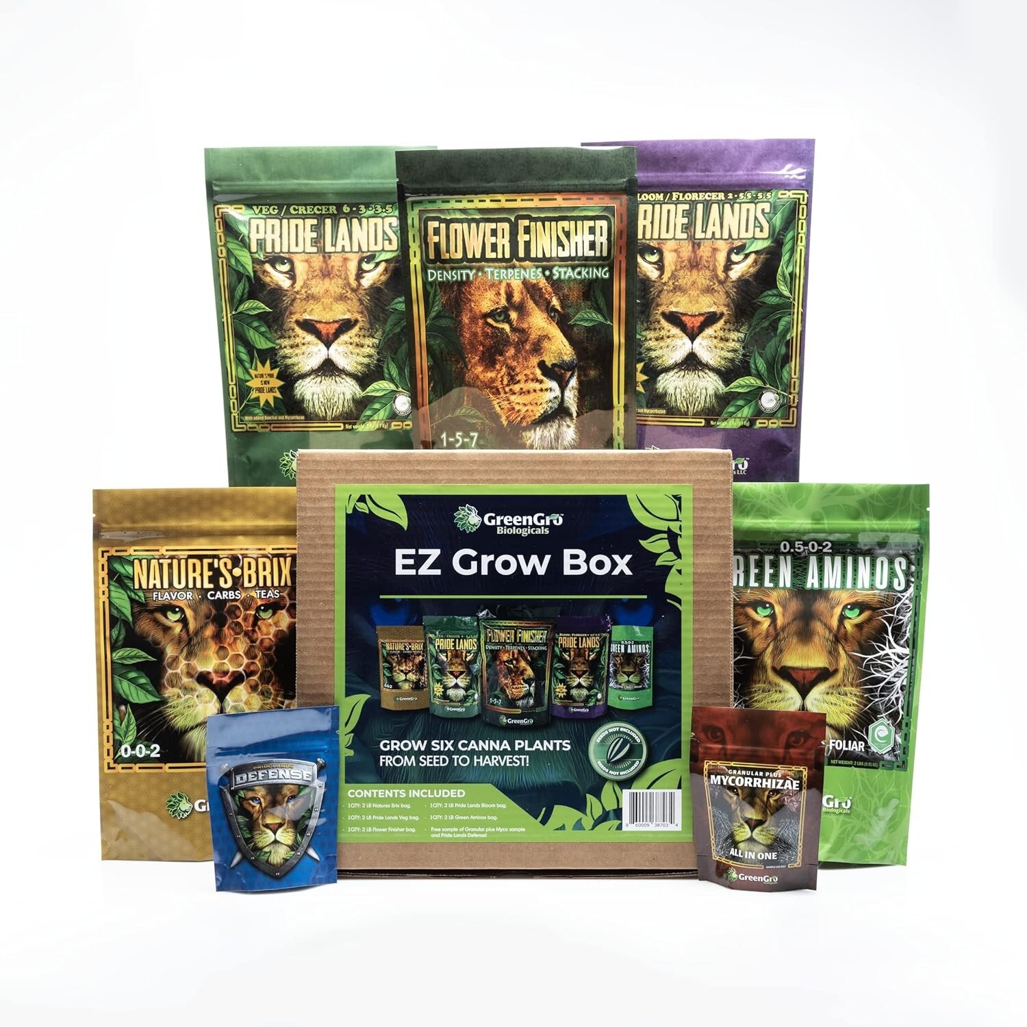 GreenGro EZ Grow Box – Complete Indoor & Outdoor Plant Nutrient Fertilizer