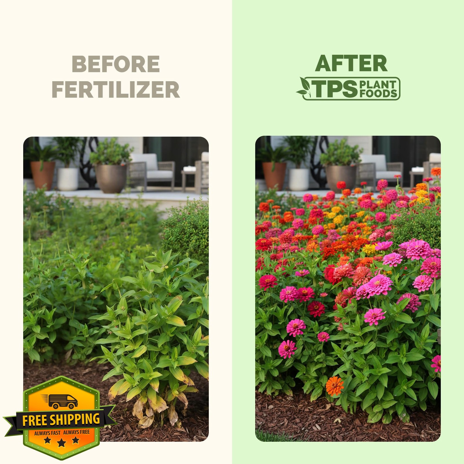 TPS NUTRIENTS Flower Fertilizer Liquid 8 oz Plant Food