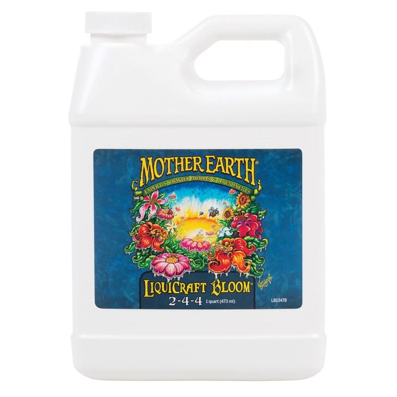 Mother Earth LiquiCraft Bloom All Plant 2-4-4 Plant Fertilizer 1 qt