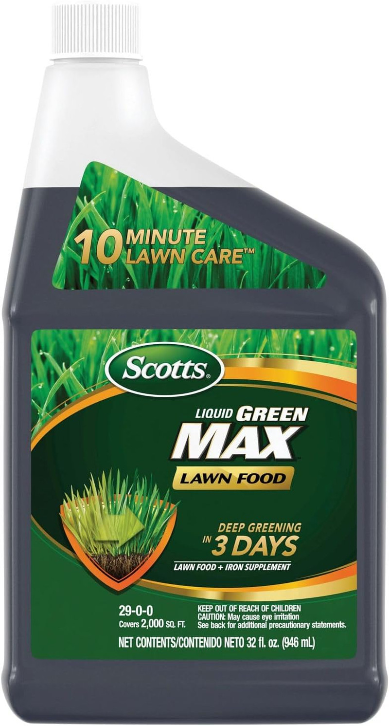 Scotts Liquid Green Max Lawn Food Refill – Liquid Lawn Fertilizer and Iron Suppl