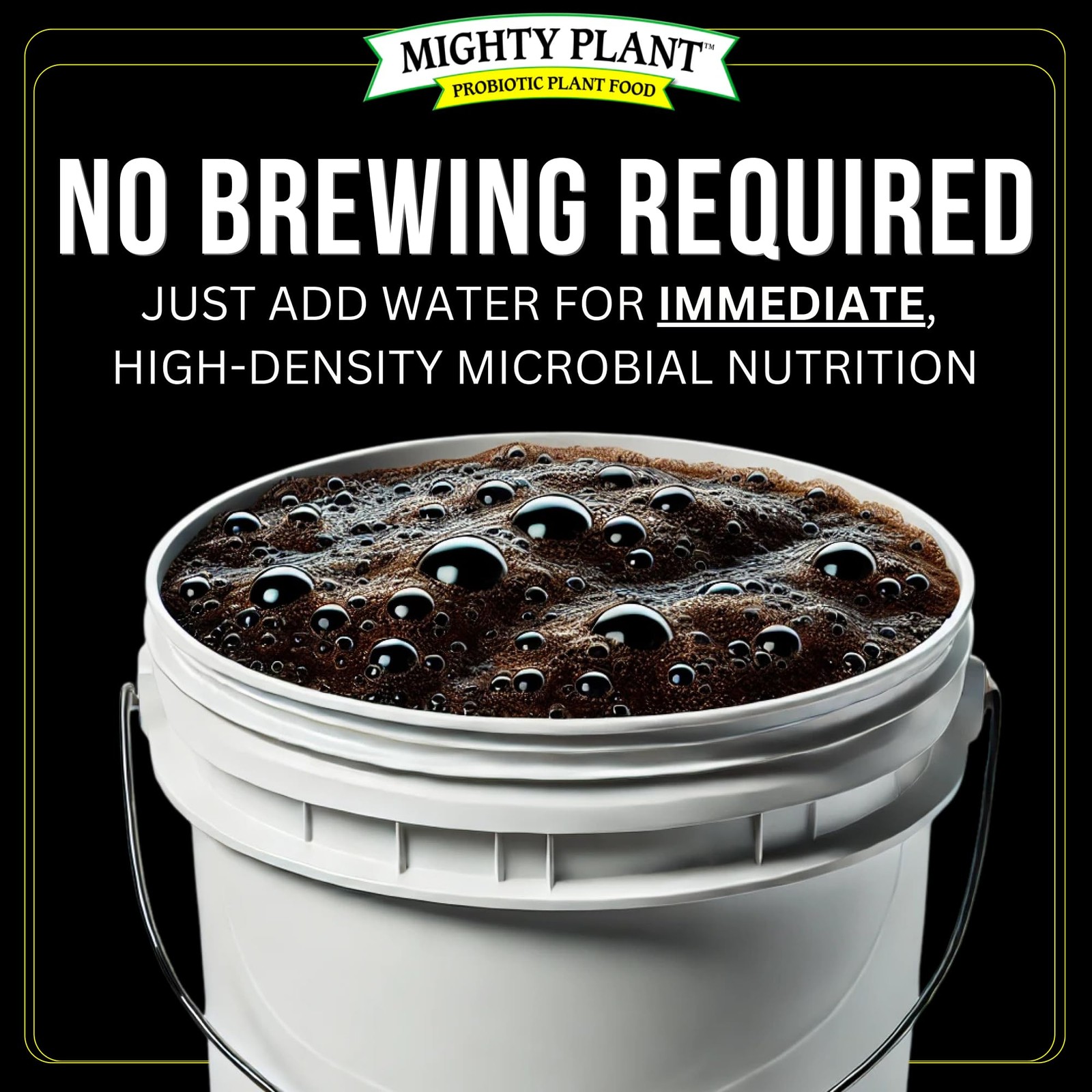 Organic Instant Compost Tea (5 oz) – Probiotic Plant Food Bloom Booster & Yie…