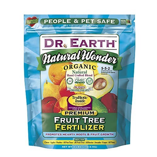 Natural Wonder Fruit Tree Fertilizer 4 lb Organic Non-GMO People & Pet Safe