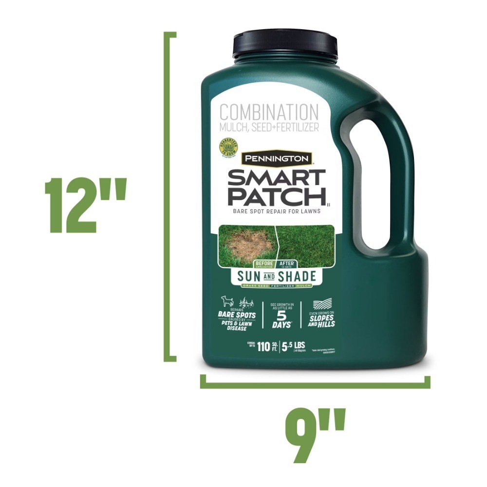 Sun and Shade Grass Seed Mix for Lawns, Partial Sun to Partial Shade Coverage,
