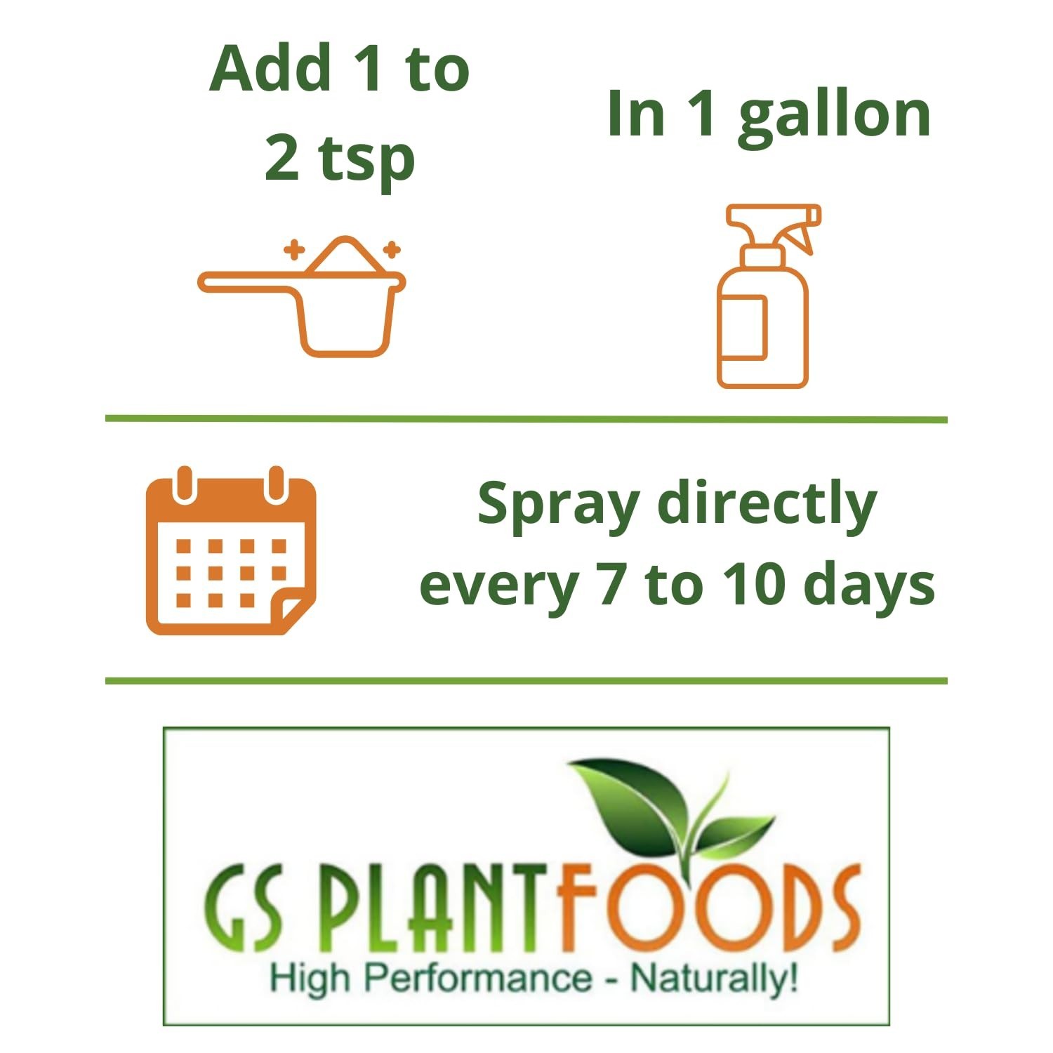 GS Plant Foods All Purpose Water Soluble 20-20-20 Fertilizer Balanced NPK Pla…