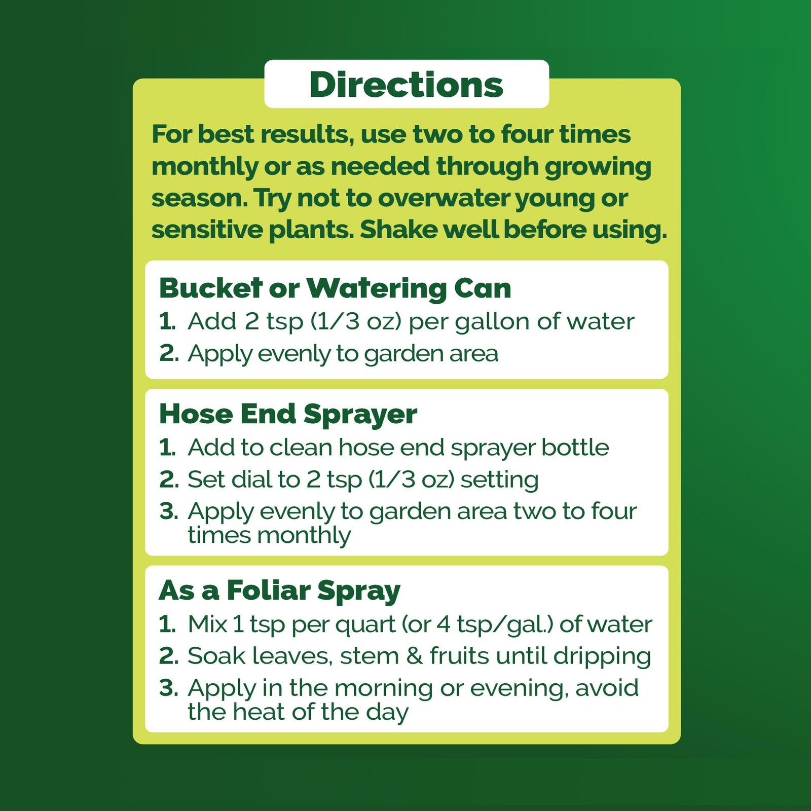 Liquid Epsom Salt Plant Food for Indoor & Outdoor Plants 1 Gallon Concentrate
