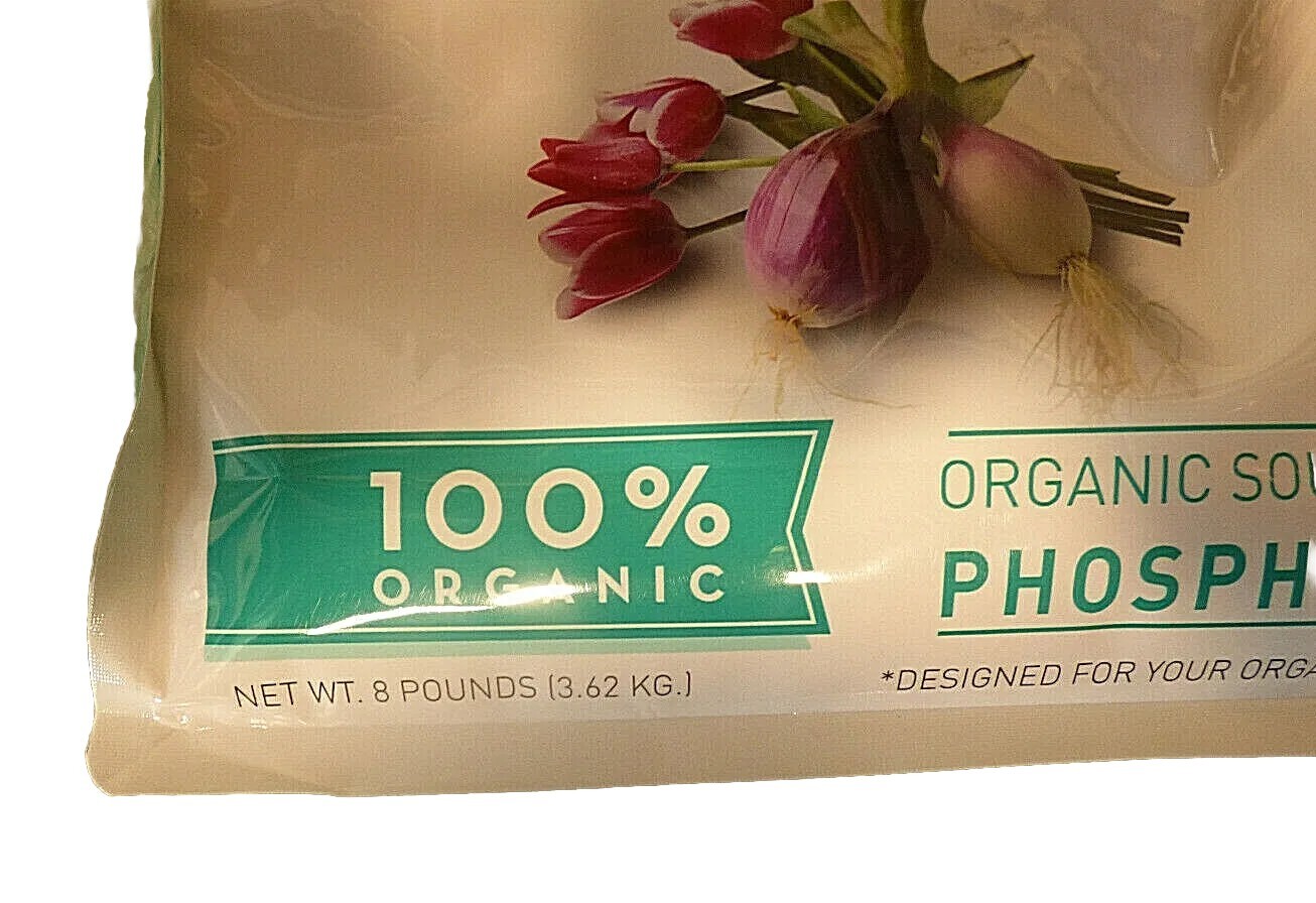 Jobe’s Organics Bone Meal Plant Food 8 Lb Bag 100% Organic Fertilizer 2-14-0