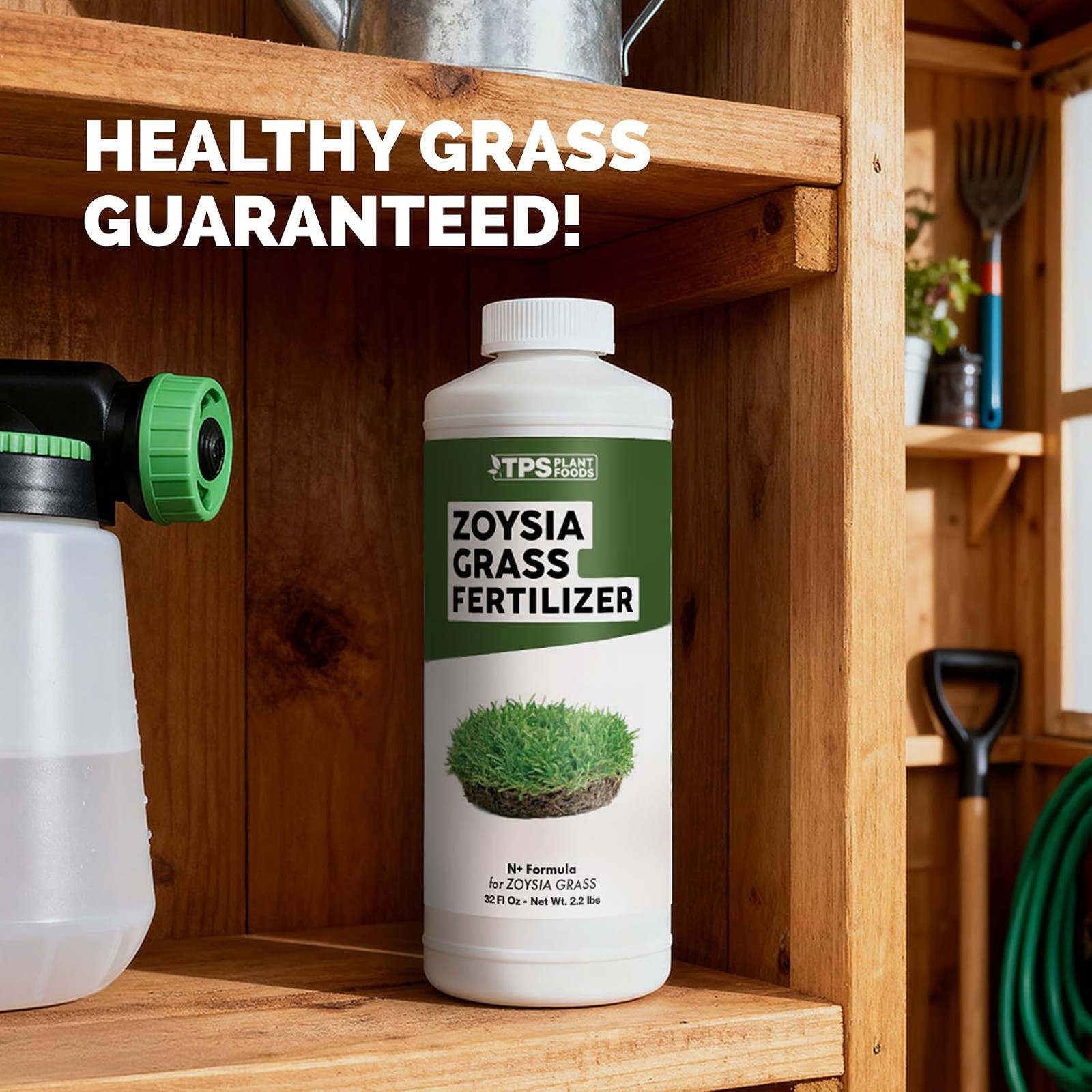 Zoysia Grass Fertilizer Liquid Lawn Food 32 oz Supports Green Turf Root