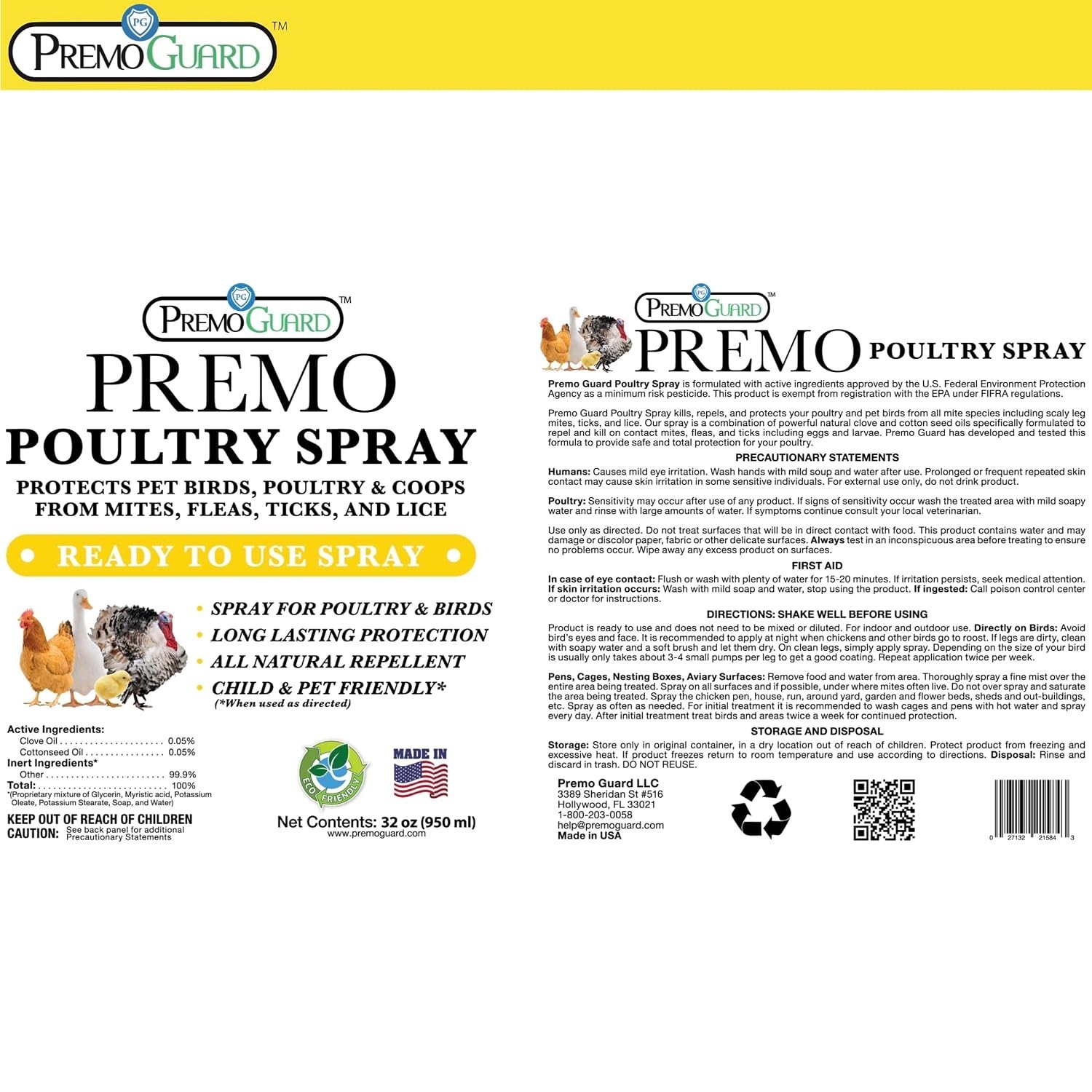 Organic Poultry Pest Control Spray – Safe & Effective