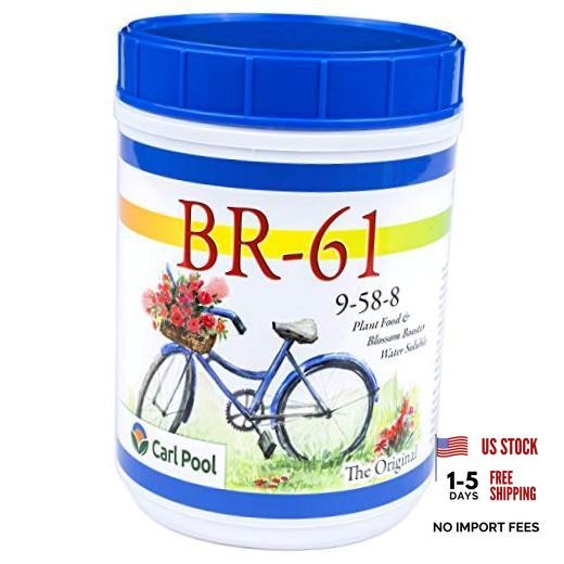 Carl Pool BR-61 Plant Food 9-58-8 3 Lbs 3 lbs