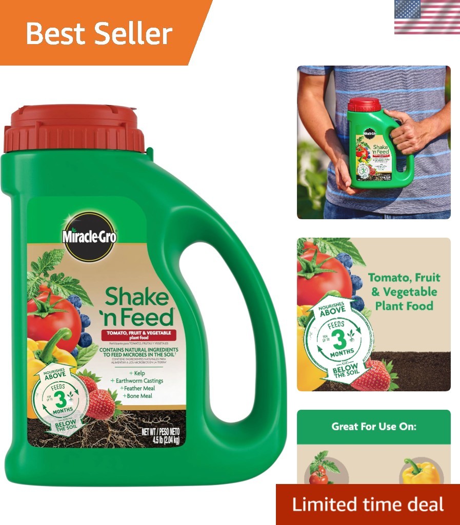 Shake ‘N Feed Plant Food – Calcium-Enriched Fertilizer for Tomatoes & Veggies