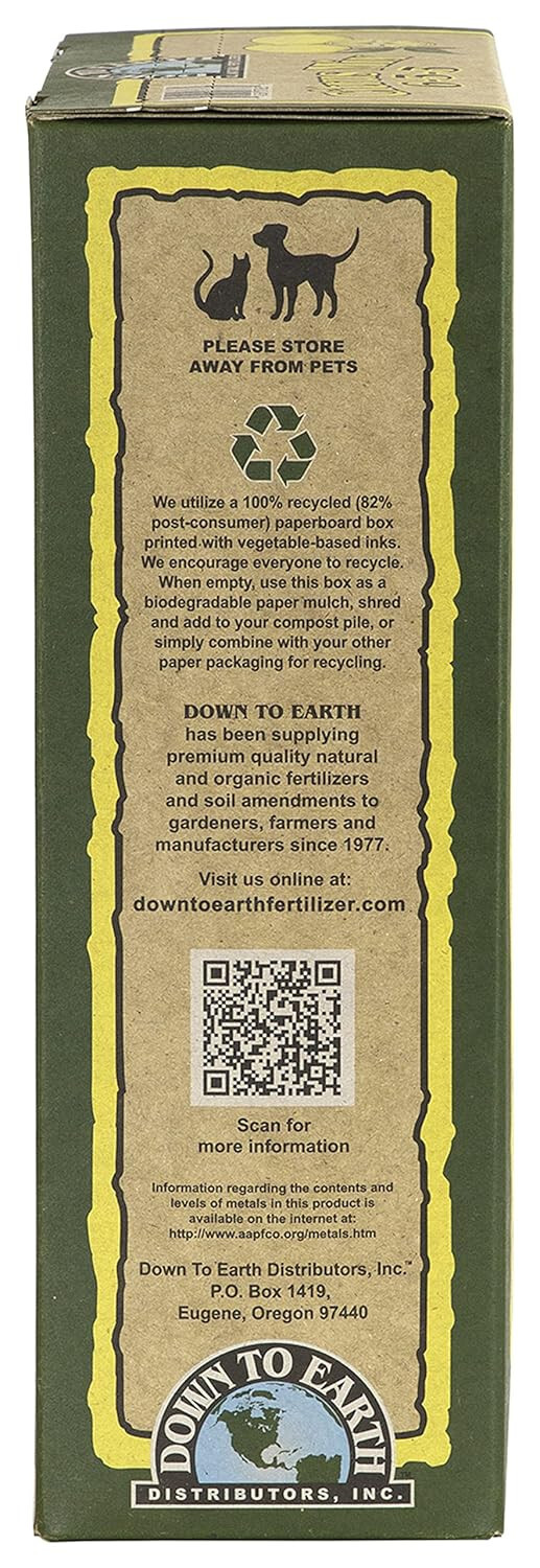Down to Earth (#DTE07863) Organic Citrus Fertilizer Mix 6-3-3, 5 lb