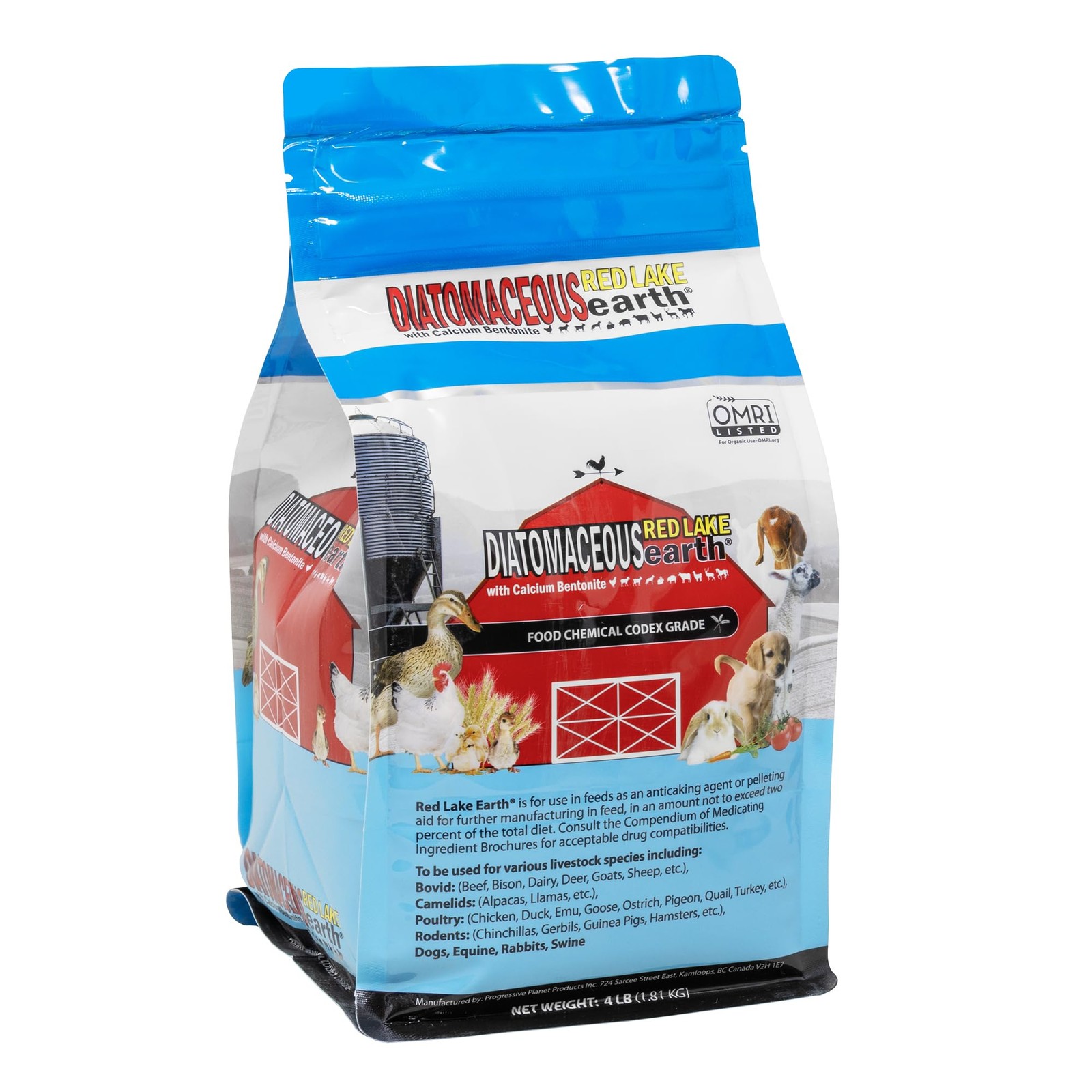 Progressive Planet Red Lake Earth Animal Feed Additive, 4Lbs – Natural