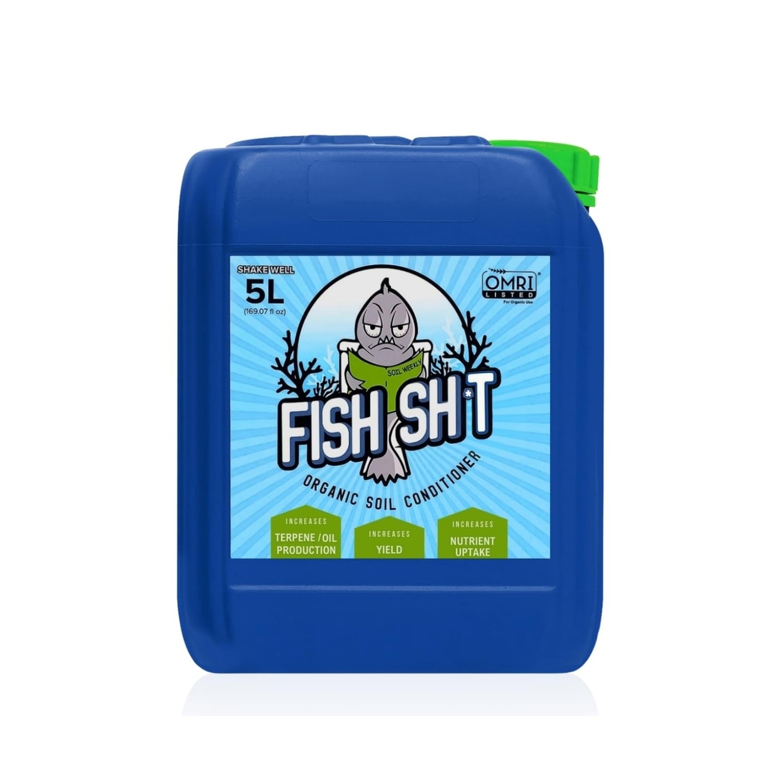 FISH SH!T ORGANIC SOIL CONDITIONER Fish Head Farms Organic Soil Conditioner 5…