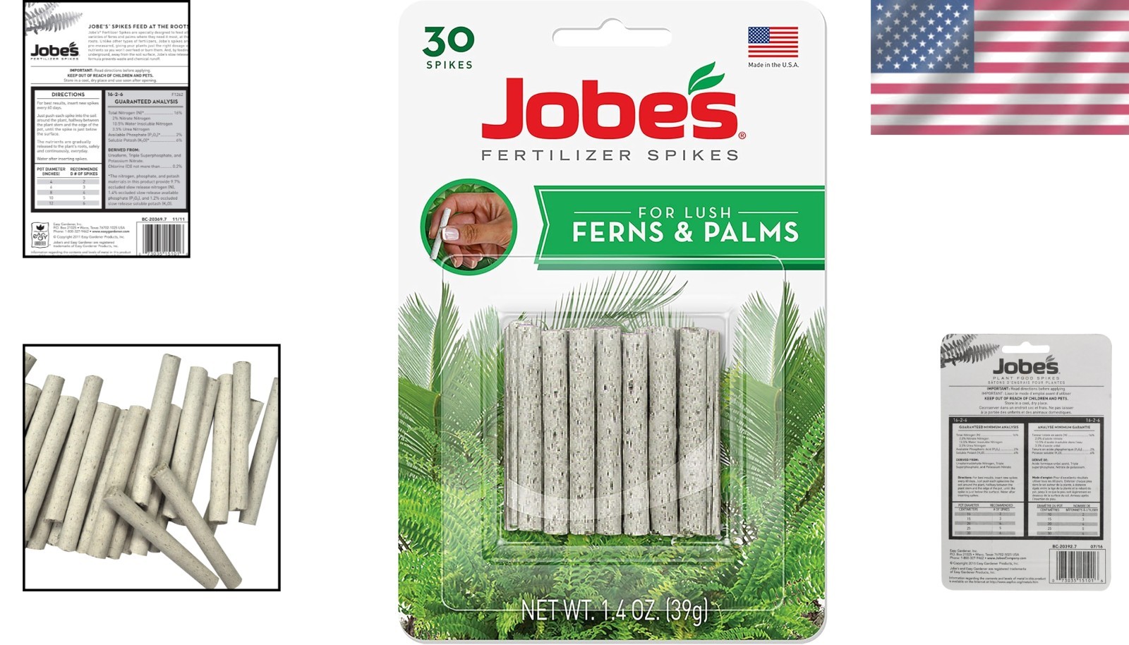 30 Fertilizer Spikes for Ferns & Palm Plants – Root Development Made Simple