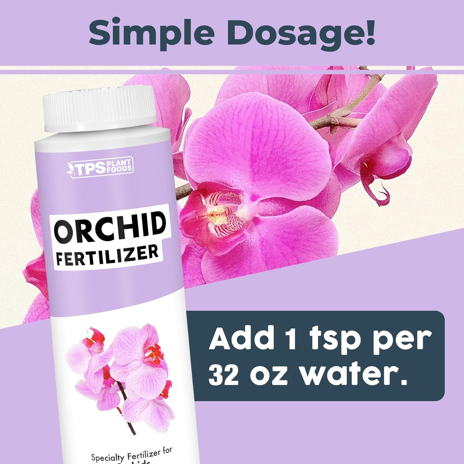 TPS Nutrients Orchid Plant Food for All Orchids and Acid Loving Houseplants