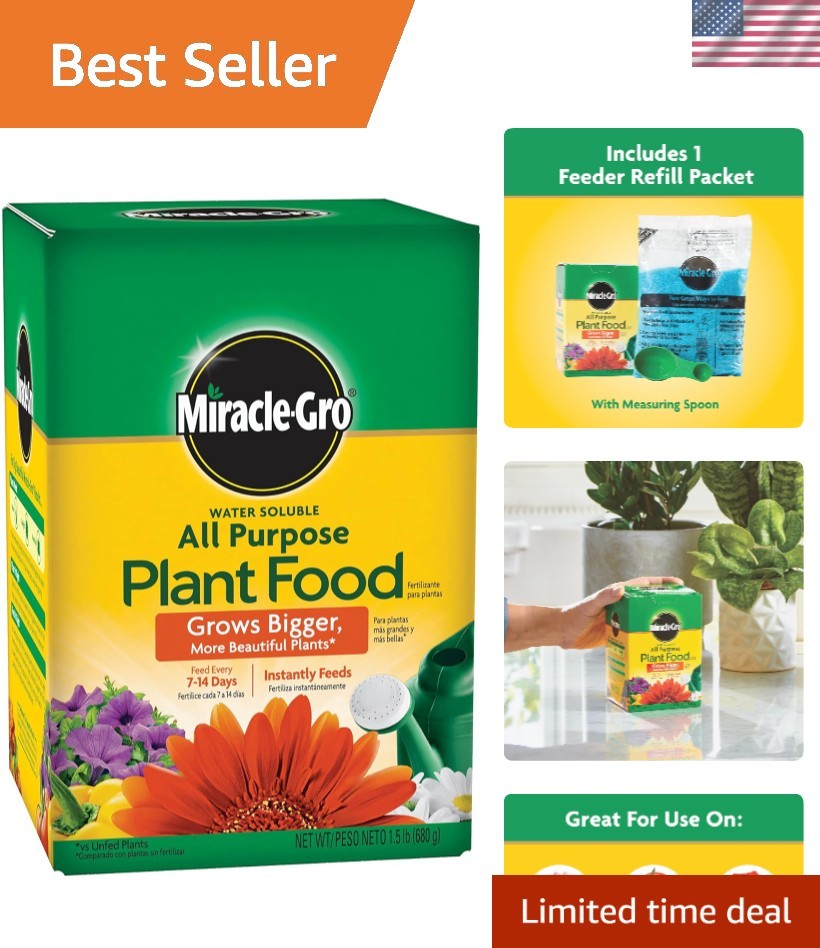 1.5 lb All Purpose Water Soluble Plant Food – Safe Fertilizer for All Gardeners