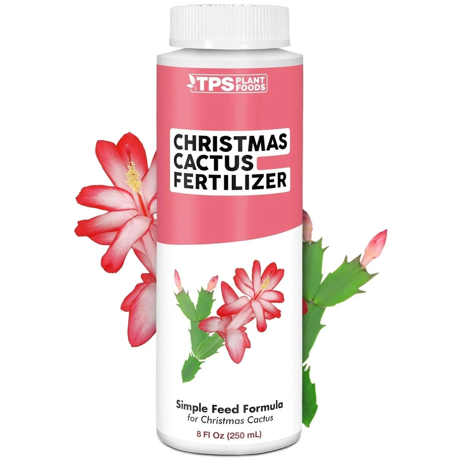 TPS NUTRIENTS Christmas Cactus Fertilizer for All 8 oz (1/2 Pint)