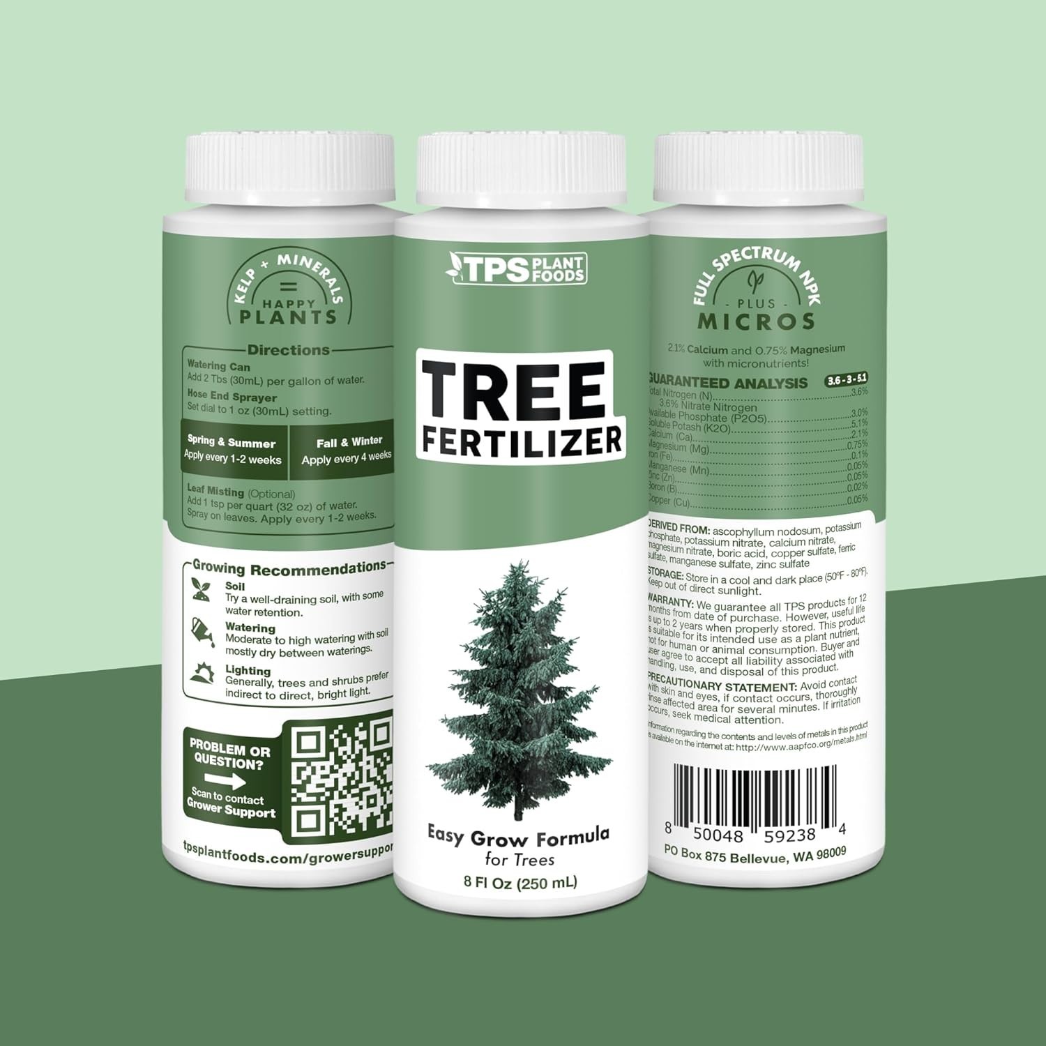 1 Gallon Tree Fertilizer to Enhance Growth, Roots & Leaf Vitality – Made in USA