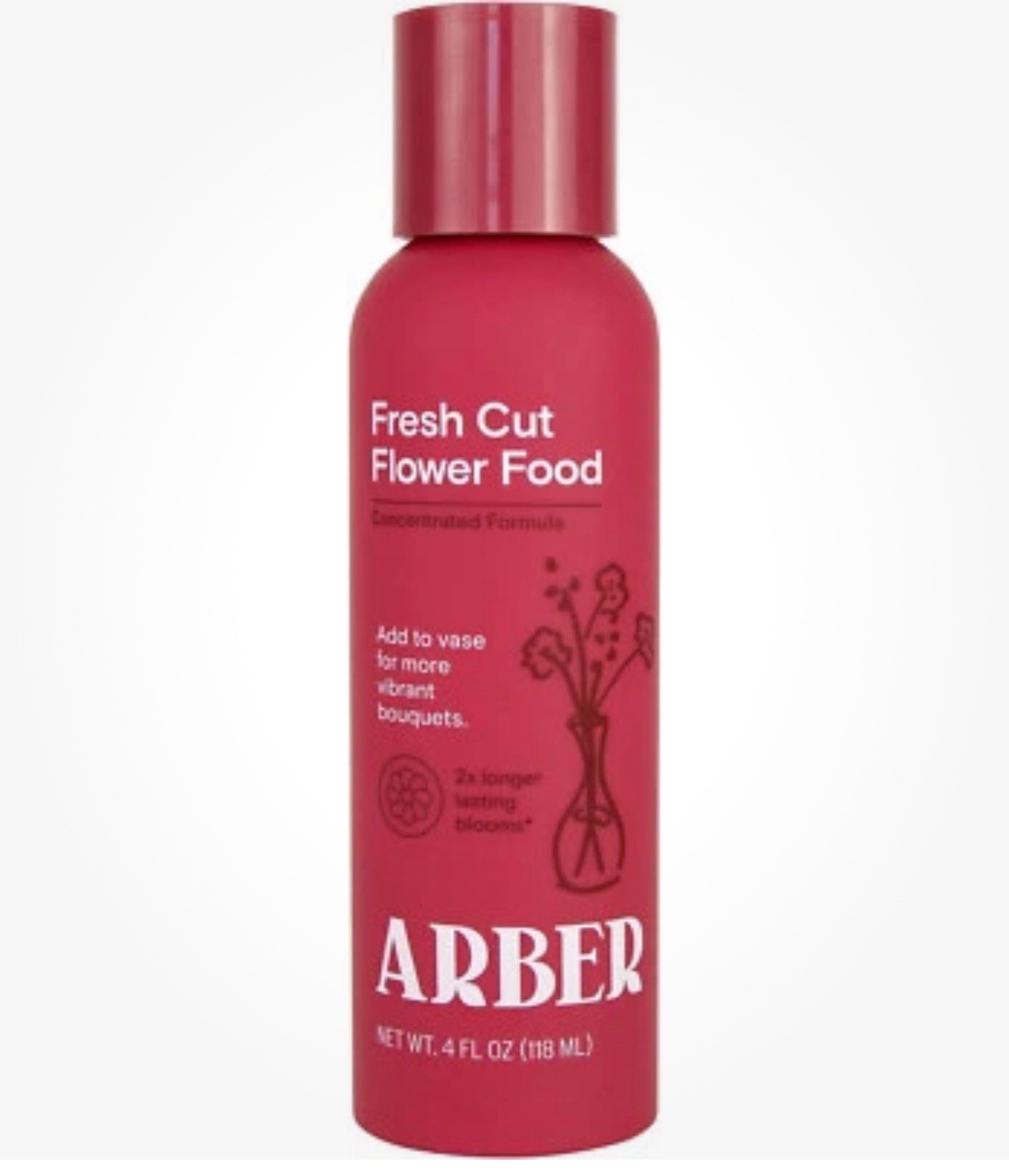 (5x Set) Arber Fresh Cut Flower Food Liquid Flower Concentrate 4 fl oz