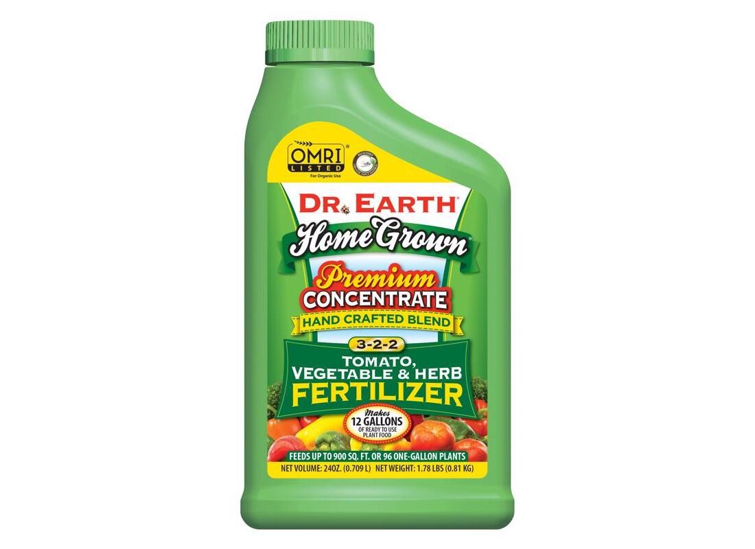 Dr. Earth 1039 Plant Fertilizer Home Grown Organic Fruits/Vegetables 3-2-2 24 oz