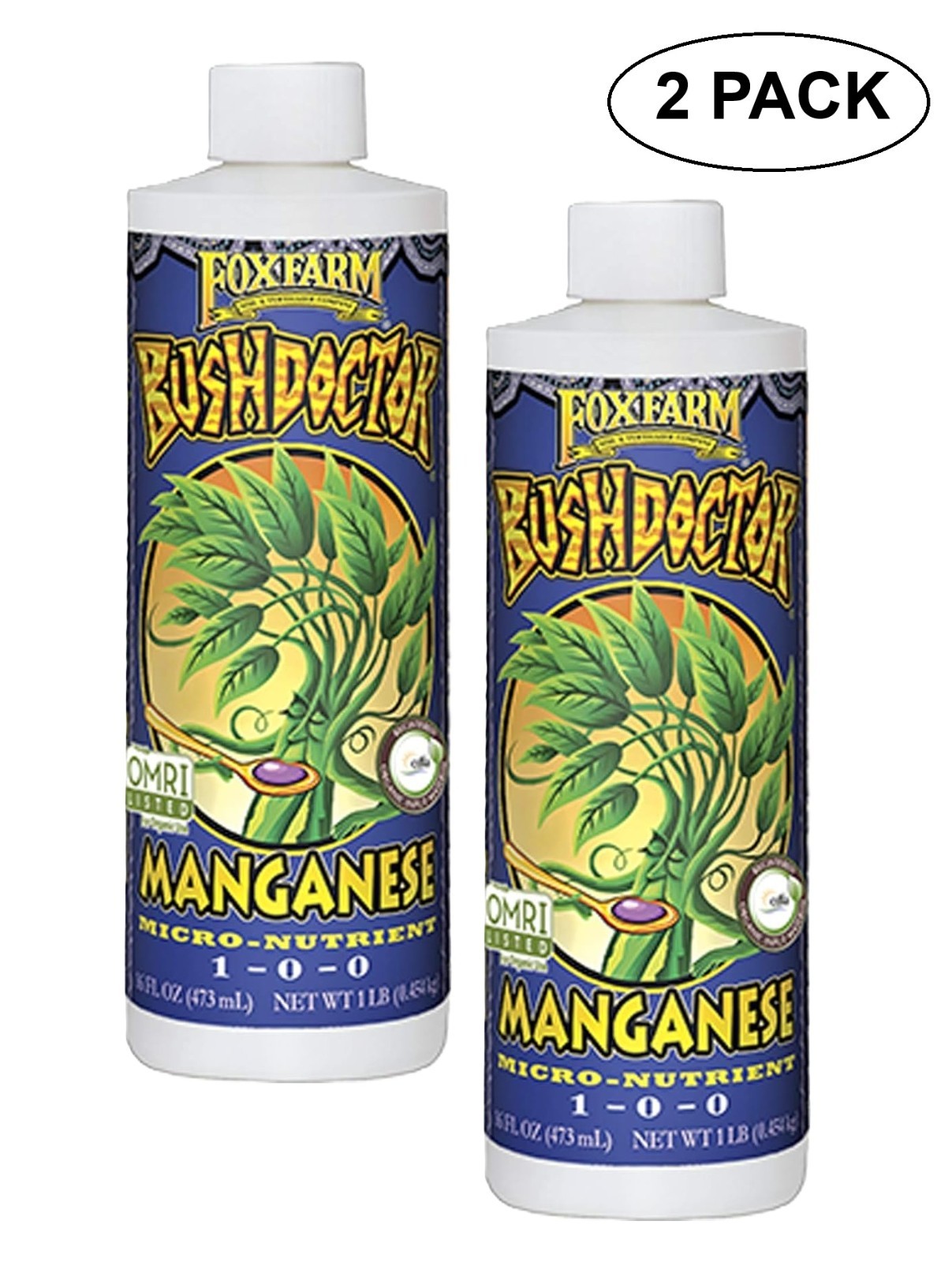Fox Farm FoxFarm Bush Doctor Manganese Pint- 16 oz- 2 Pack