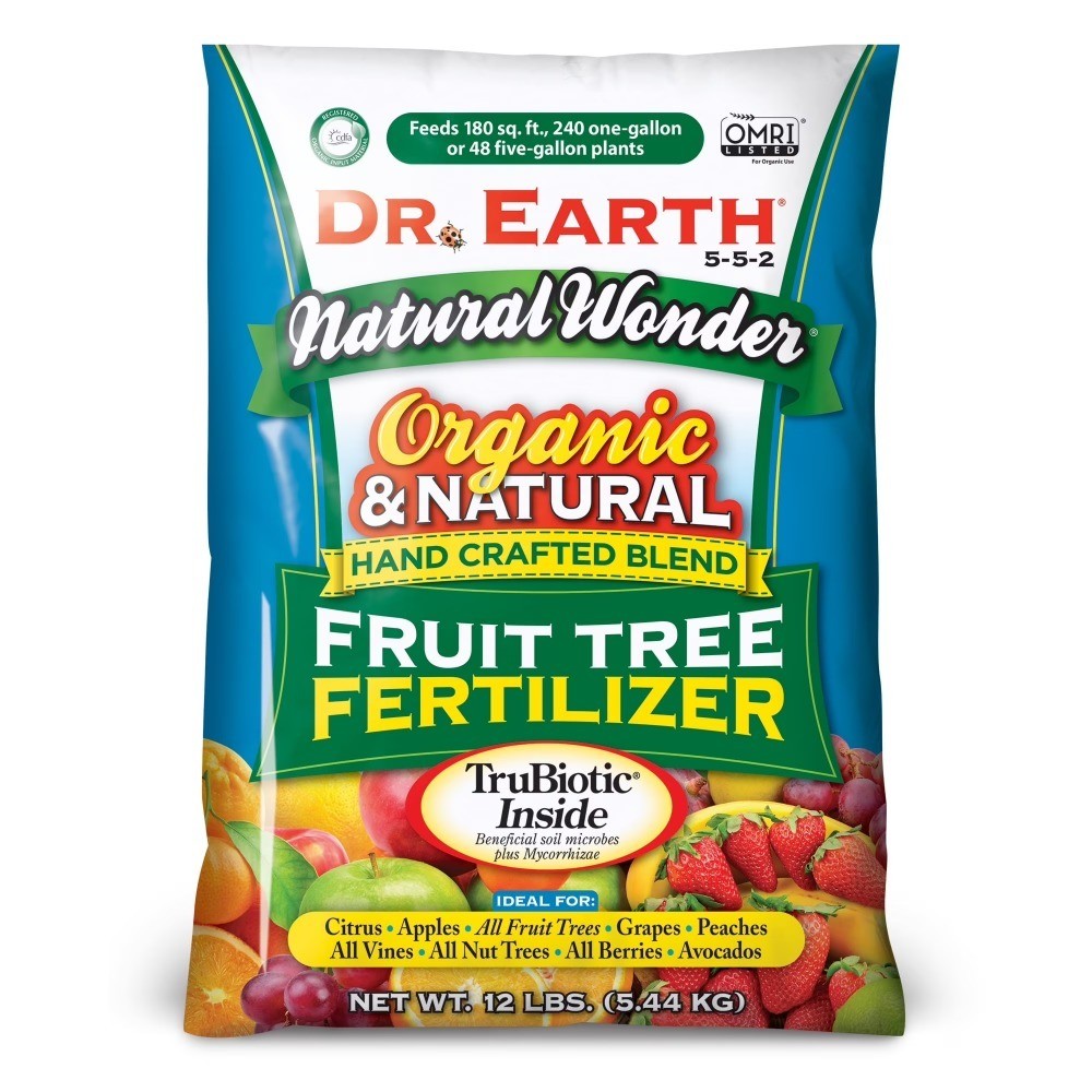 Natural Wonder Fruit Tree Organic Fertilizer 5-5-2 Plant Food 12 lb