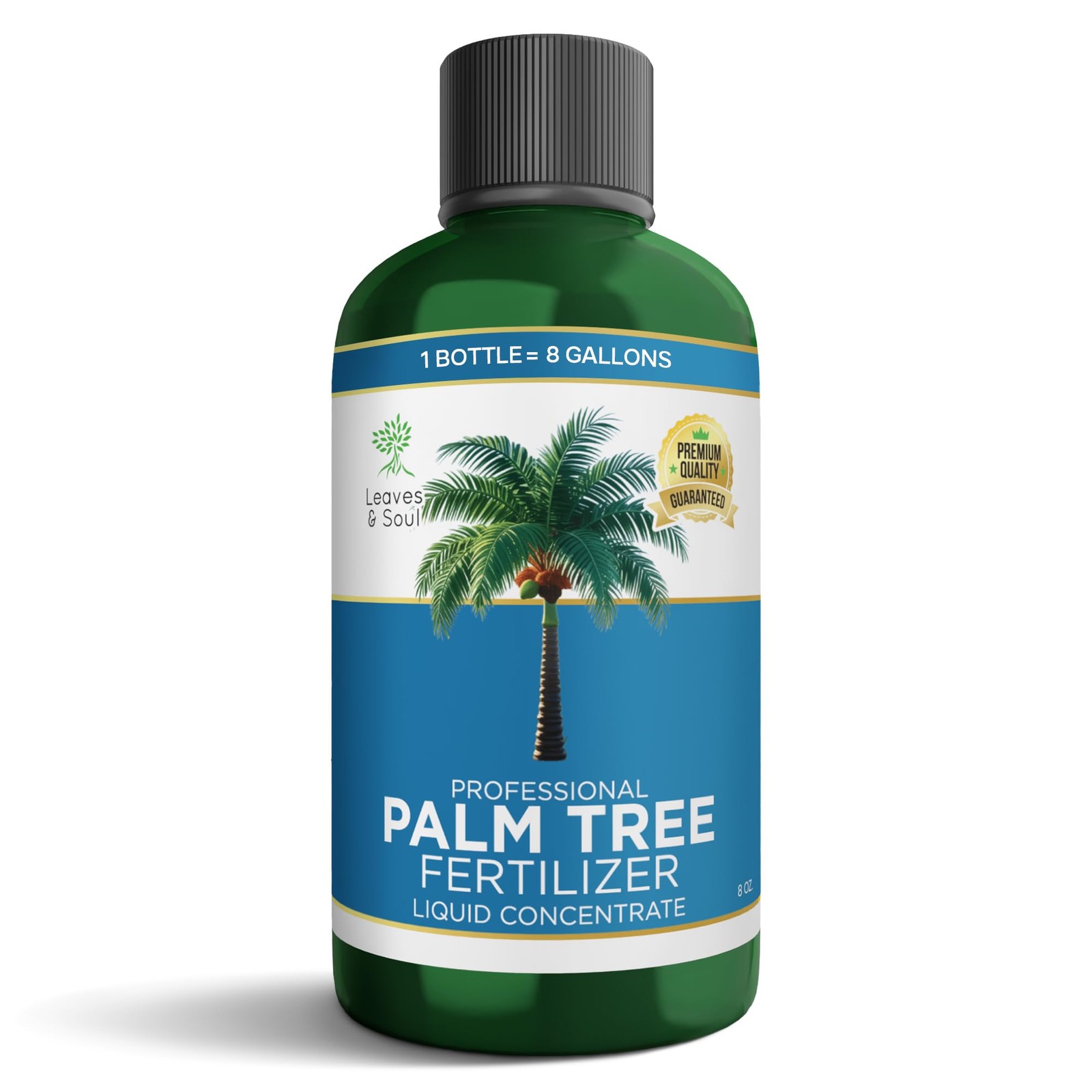 Leaves and Soul Palm Tree Fertilizer 8 oz, Professional Liquid Palm Tree Fertili