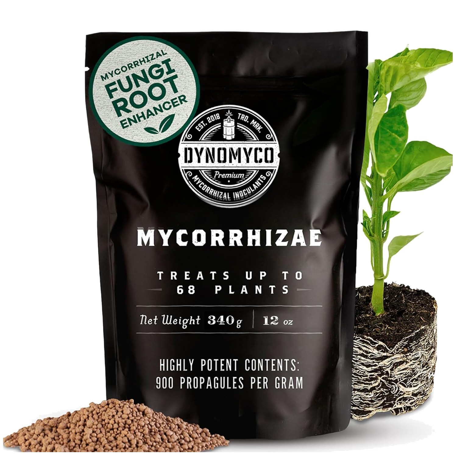 Biofertilizer Granules for Plant Nutrient Uptake